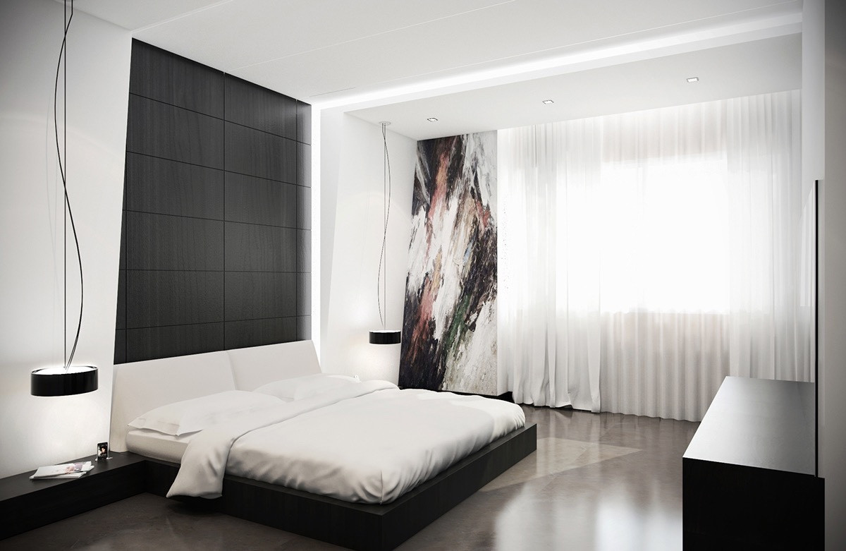 Modern Black And White Bedroom
 40 Beautiful Black & White Bedroom Designs