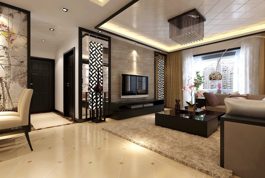 Modern Design Living Room
 Chinese Living Room Designs