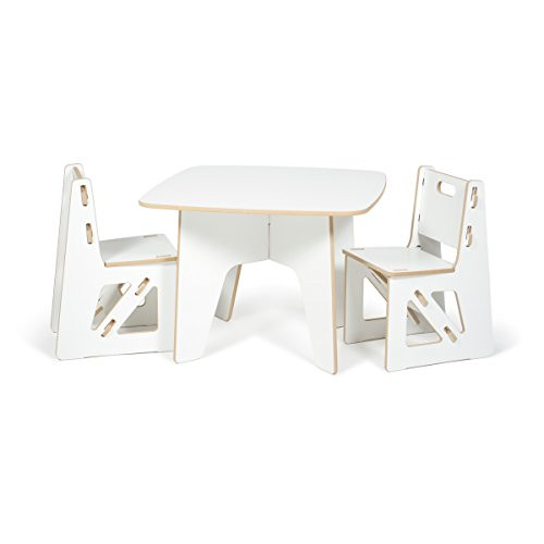 Modern Kids Table And Chair
 Sprout Modern Kids Table and Chair Set White Folding