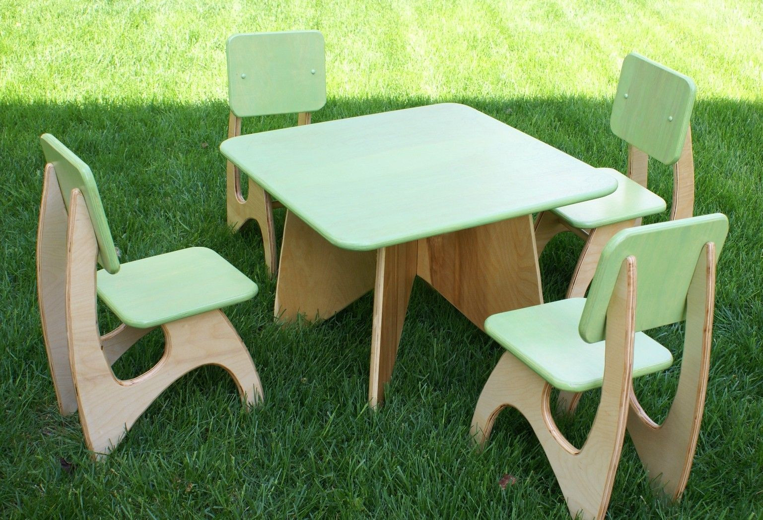 Modern Kids Table And Chair
 Modern Child and Table set 2 chair option