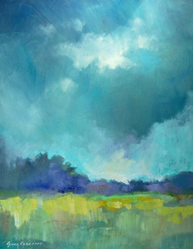 Modern Landscape Paintings
 Twirling Clare Erin Fitzhugh Gregory