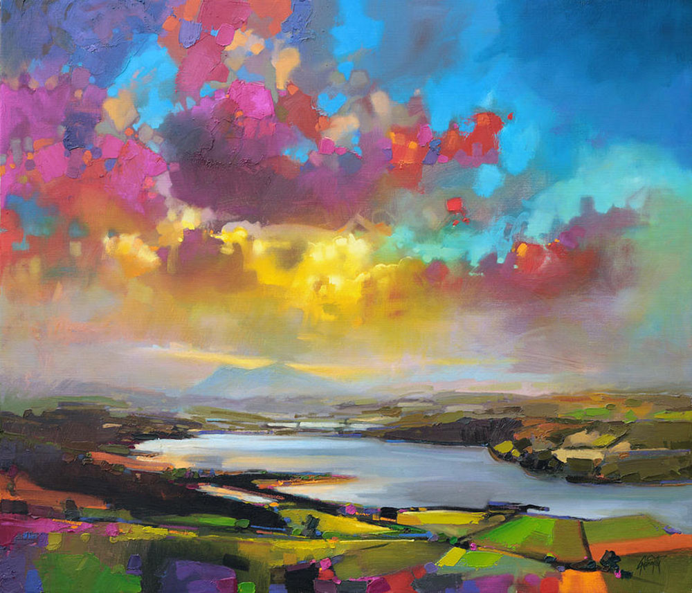 Modern Landscape Paintings
 Vibrant Oil Paintings of Scottish Landscapes by Scott