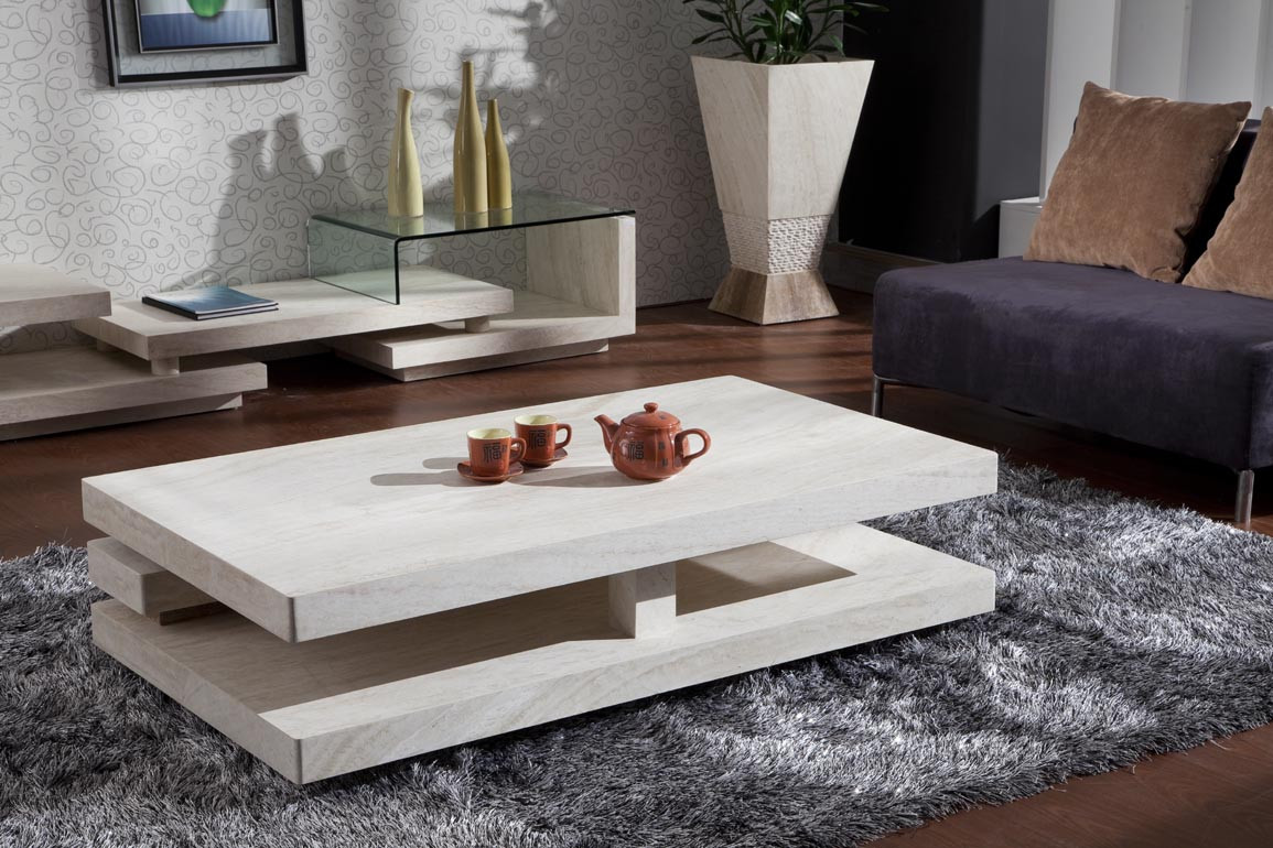 Modern Living Room Table
 Stone Living Room Tables – Modern House