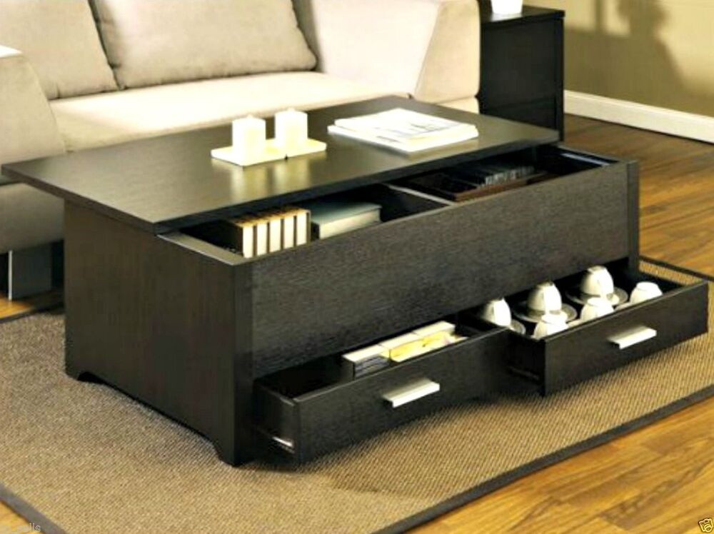 Modern Living Room Table
 Modern Coffee Table w storage Living Room Tables Wood
