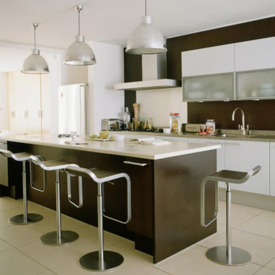 Modern Pendant Lighting Kitchen
 Sleek modern kitchen Kitchen ideas