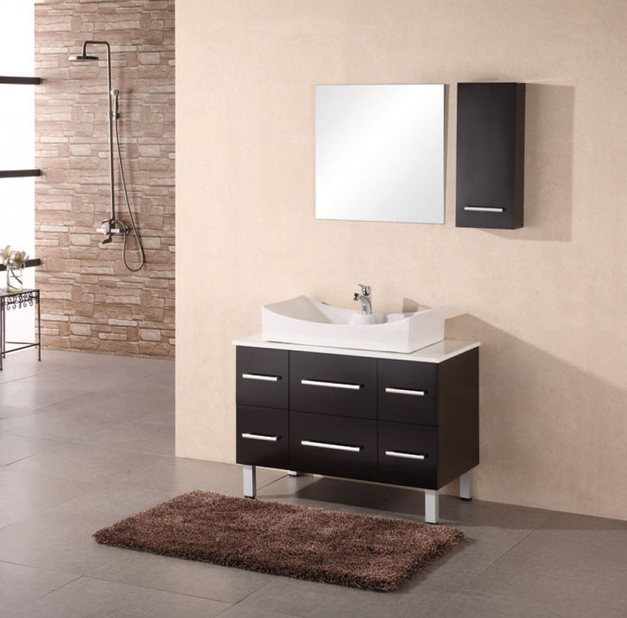 Modern Single Bathroom Vanity
 36 Inch Modern Single Sink Vanity in Espresso UVDE012A36