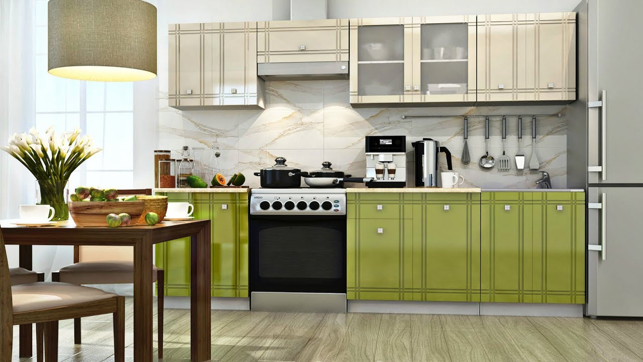 Modern Small Kitchen
 Modern small kitchens interior design 2018