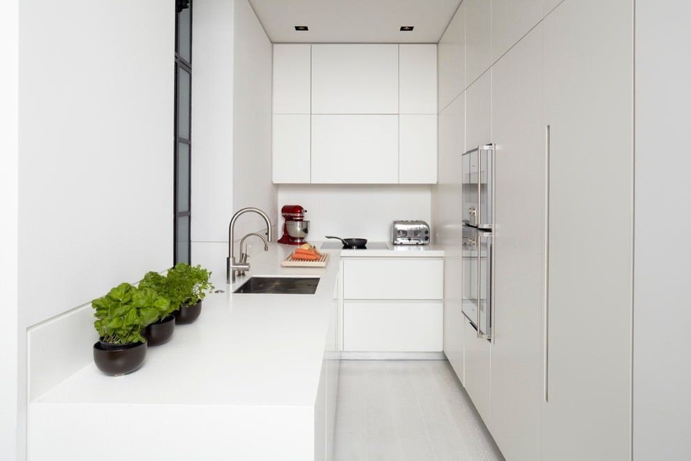Modern Small Kitchen
 21 L Shaped Kitchen Designs Decorating Ideas