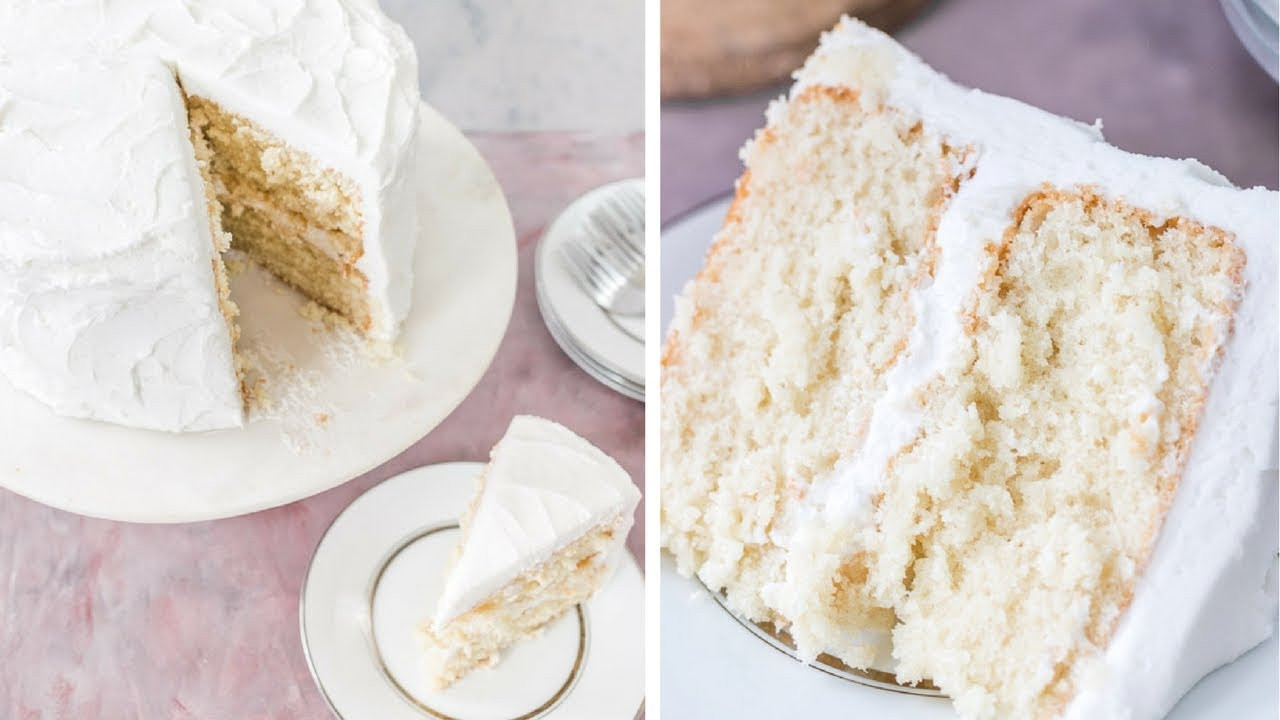 Moist White Wedding Cake Recipe
 Moist White Cake with that Wedding Cake Taste