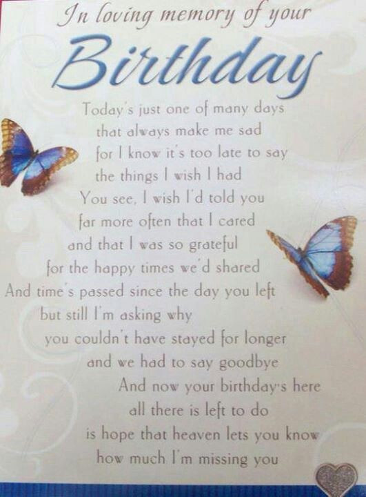 Mom Birthday In Heaven Quotes
 Happy Birthday in Heaven Mom I Love and Miss You So