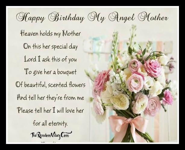Mom Birthday In Heaven Quotes
 Happy Birthday Mom Quotes