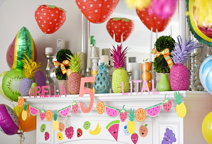 Mom'S Birthday Gift Ideas
 Kara s Party Ideas Colorful Tutti Frutti Birthday Party