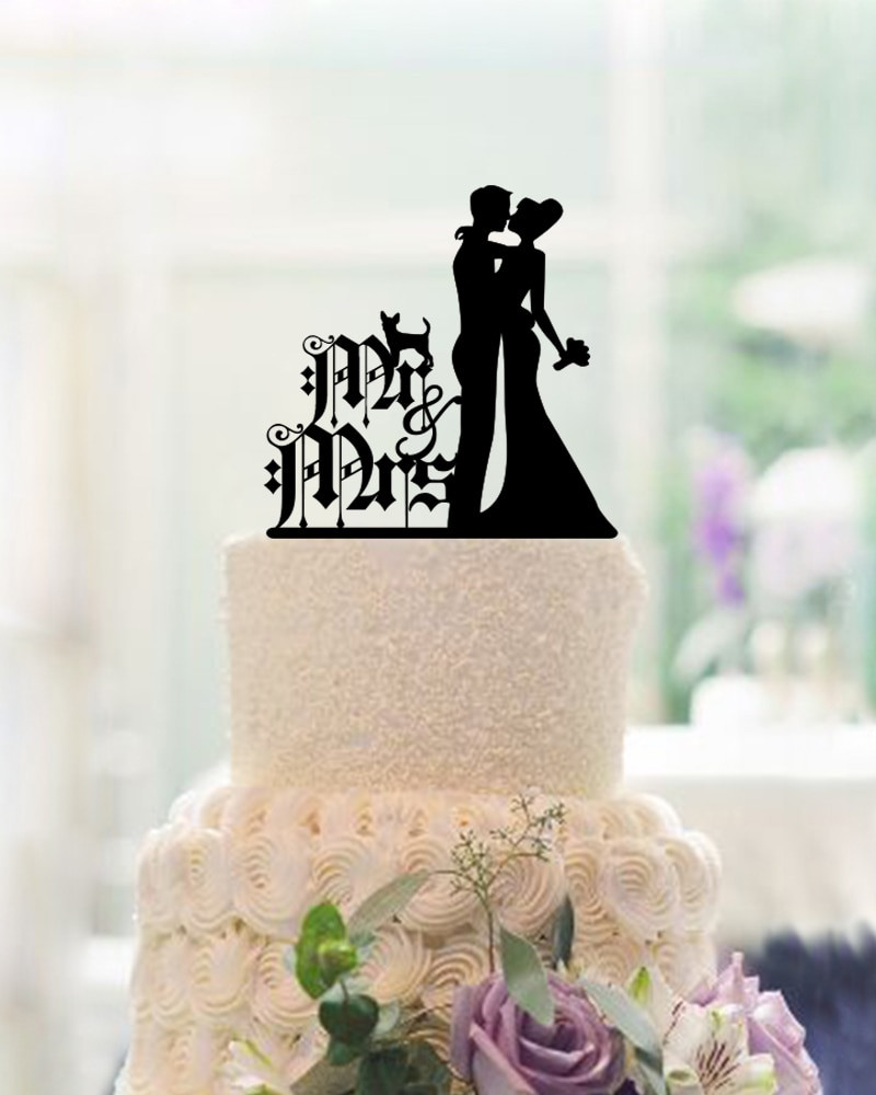 Monogram Cake Toppers For Weddings
 Bride And Groom Wedding Decoration Personalized Cake