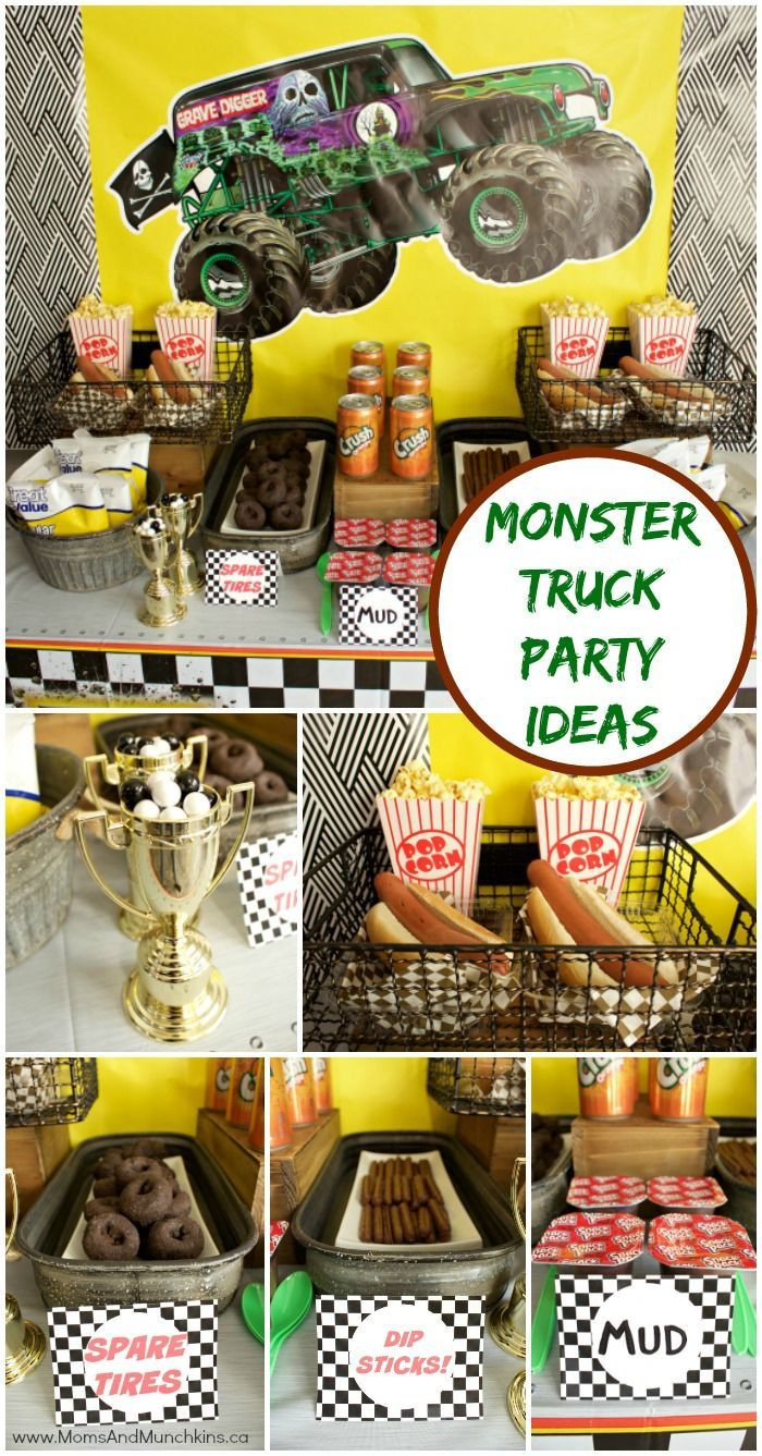 Monster Jam Birthday Party
 Monster Truck Birthday Party Ideas
