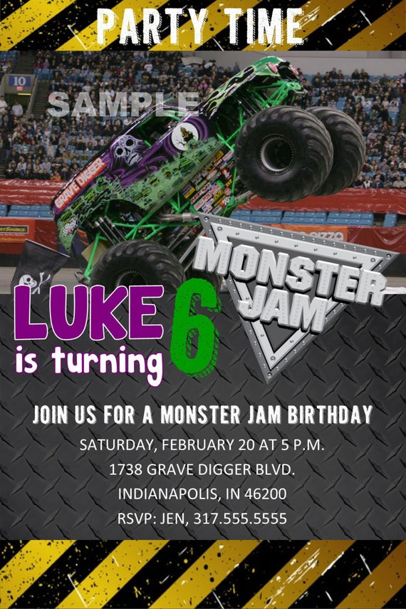 Monster Jam Birthday Party
 Grave Digger Monster Jam Birthday Party by OrijenalDesigns