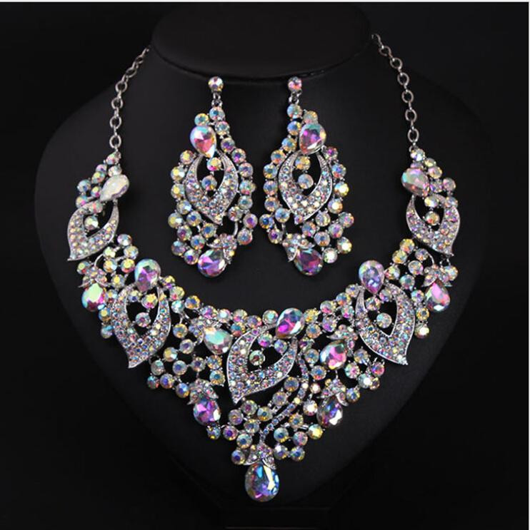 Most Expensive Earrings
 Expensive Luxuyry Colorful Bridal Jewelry With Crystal