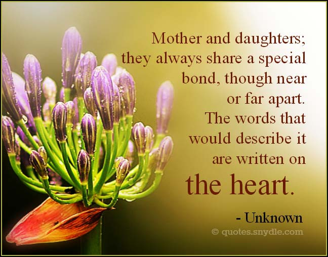 Mother And Daughter Relationships Quotes
 Mother Daughter Quotes with Image Quotes and Sayings