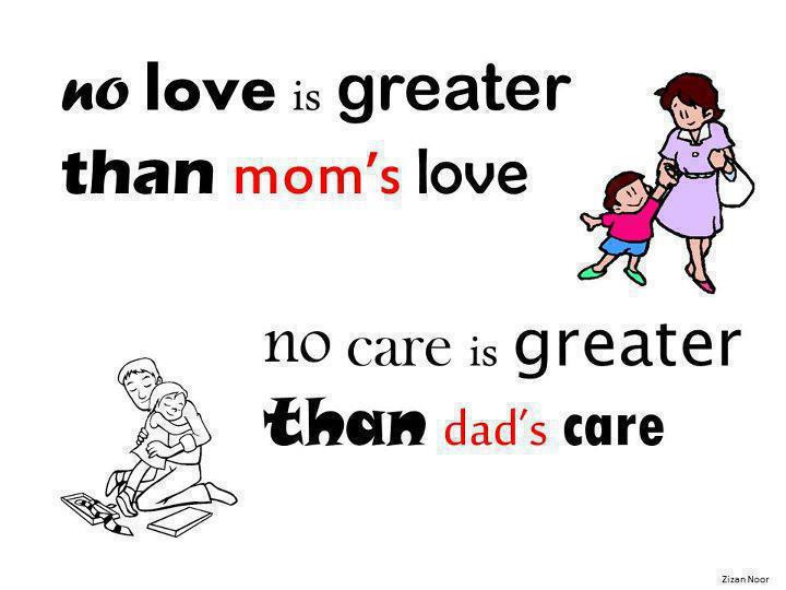 Mother And Father Quote
 Parents Love is great