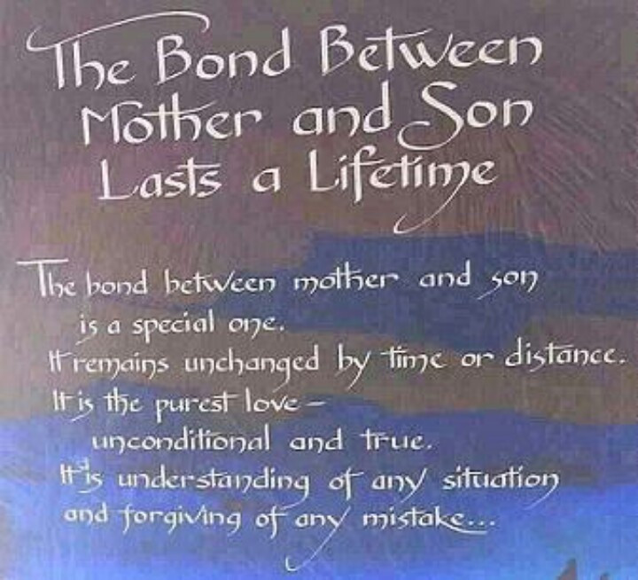 Mother And Son Bond Quotes
 Quotes About Mother And Son Bond QuotesGram