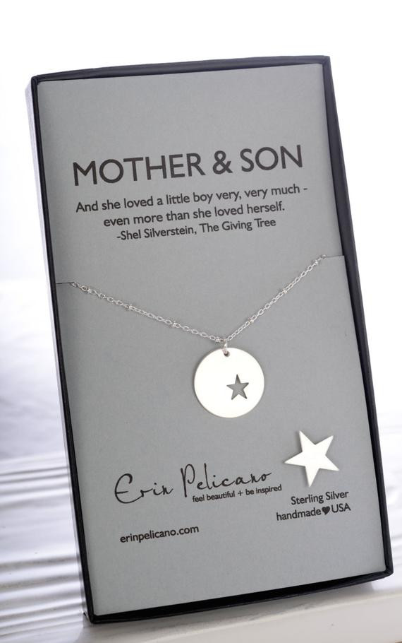Mother And Son Gift Ideas
 Mother of Groom Gift New Mom Necklace Mother Son Jewelry Boy