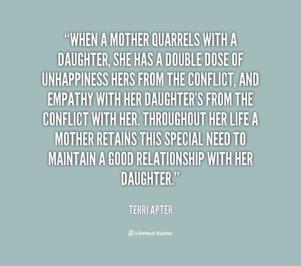 Mother Daughter Love Quotes
 Mother Daughter Strained Relationship Quotes QuotesGram