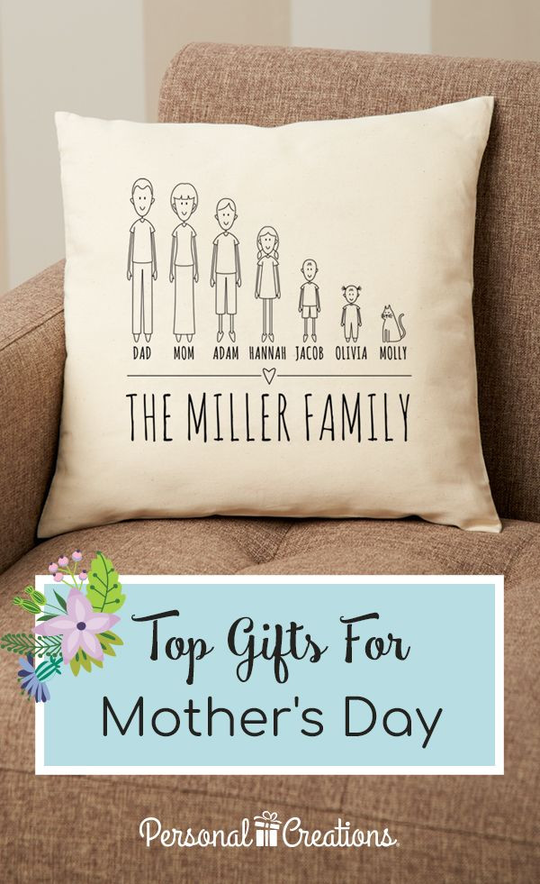 Mother Day Gift Ideas For Boyfriends Mom
 Cast of Characters Family Pillow cricut