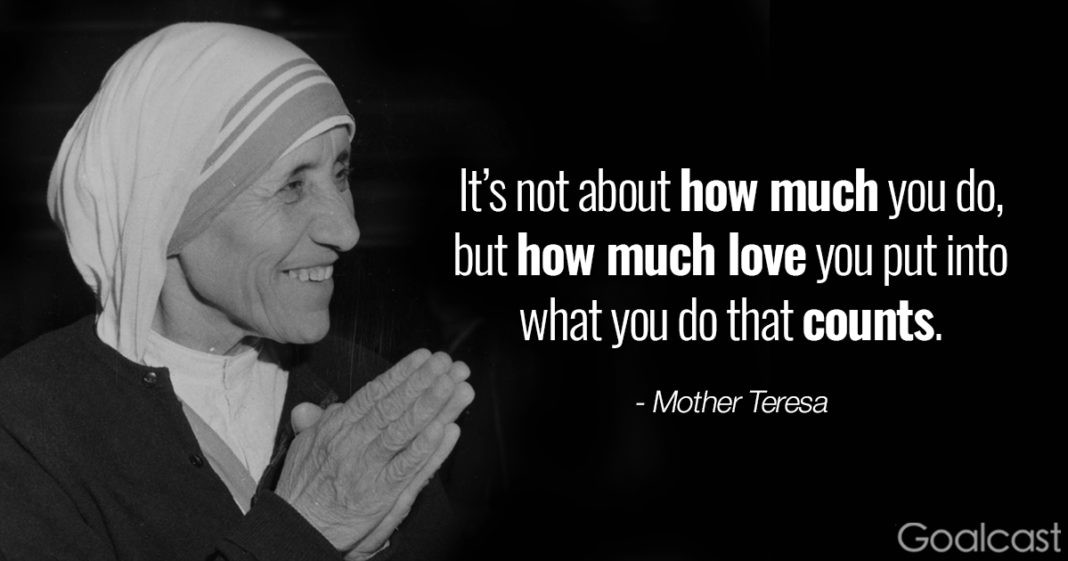 Mother Teresa Quotes
 Top 20 Most Inspiring Mother Teresa Quotes