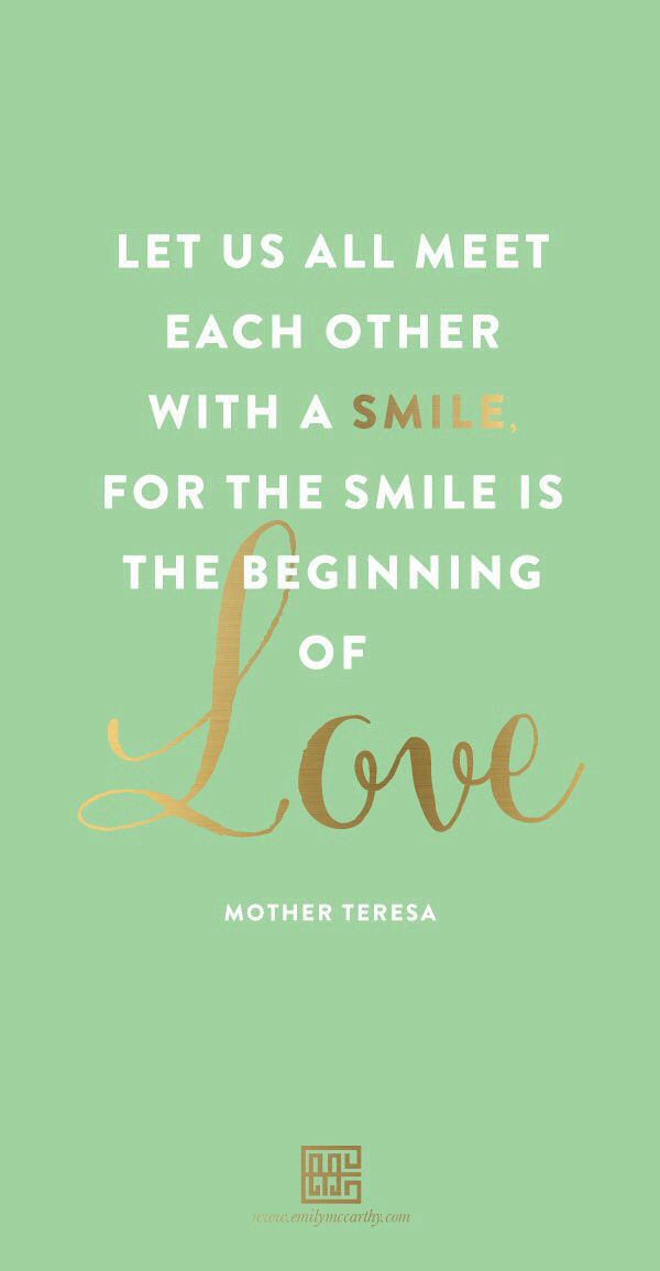 Mother Teresa Quotes Smile
 Mother Teresa Quotes About Smile QuotesGram