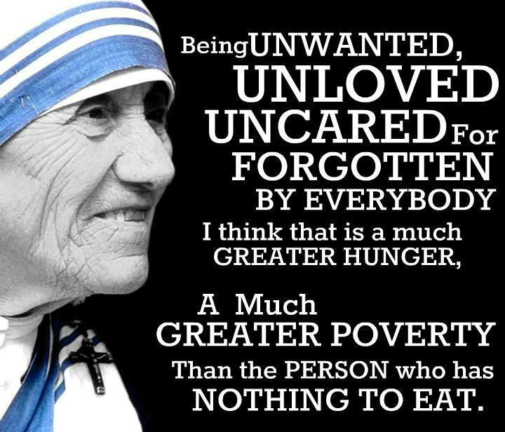 Mother Theresa Quote
 When The Silence of GOD is Deafening – Life Less Ordinary