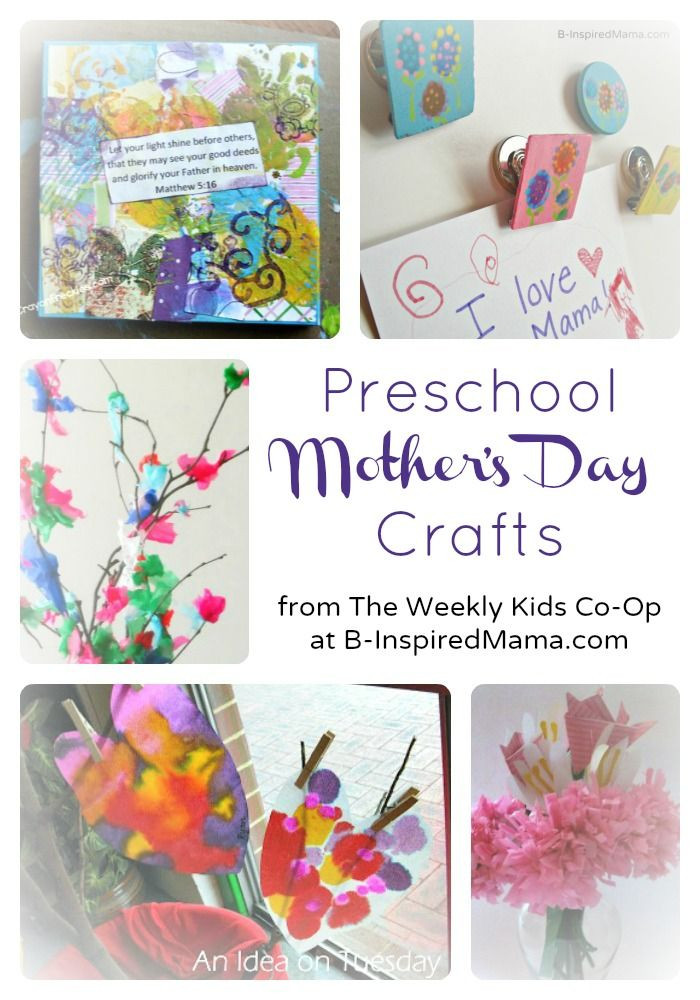Mother'S Day Art Craft Ideas For Preschoolers
 Cute Preschool Mother s Day Crafts