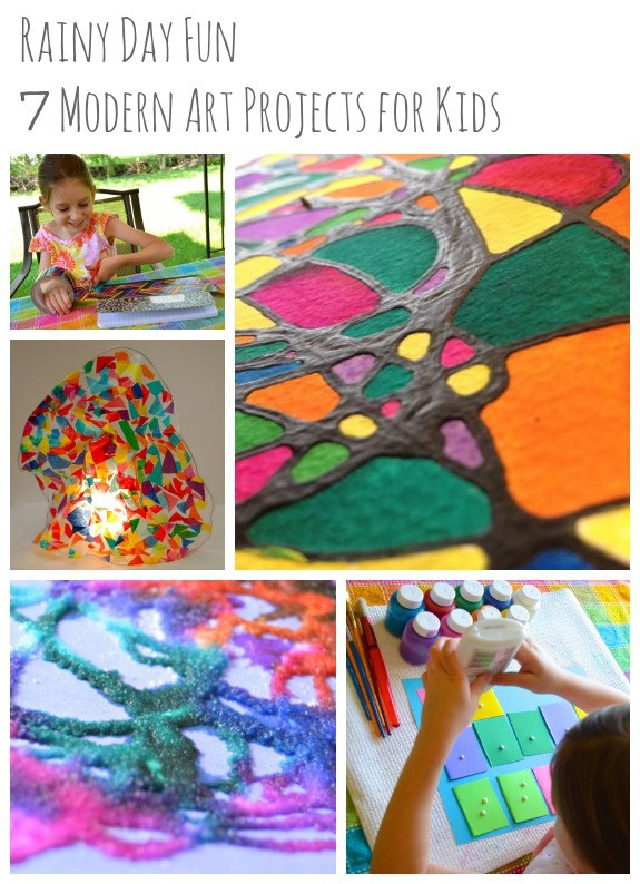 Mother'S Day Art Craft Ideas For Preschoolers
 Rainy Day Fun 7 Modern Art Projects for Kids Inner