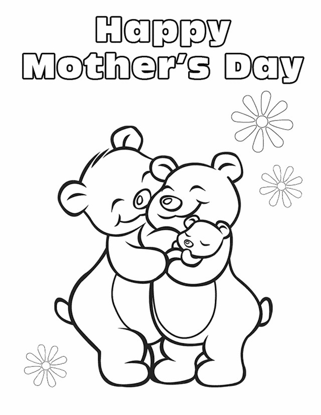 Mothers Day Coloring Pages For Kids
 Free Printable Mothers Day Coloring Pages For Kids
