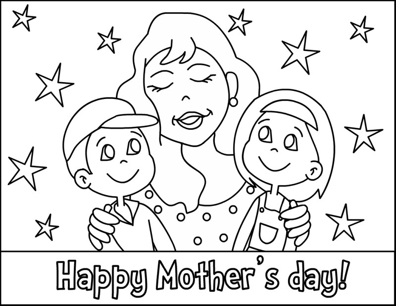 Mothers Day Coloring Pages For Kids
 Free Coloring Pages