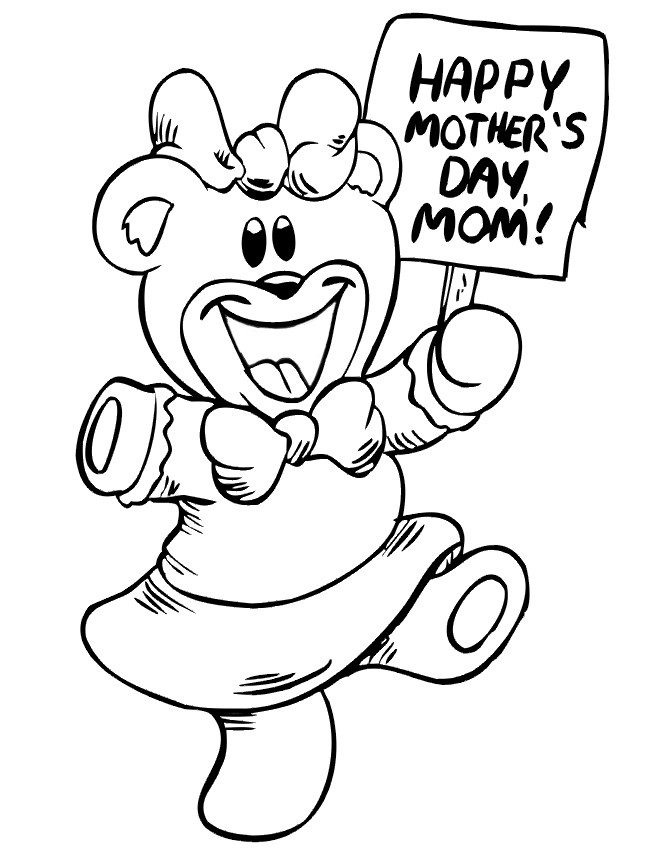 Mothers Day Coloring Pages For Toddlers
 Free Coloring Pages April 2012