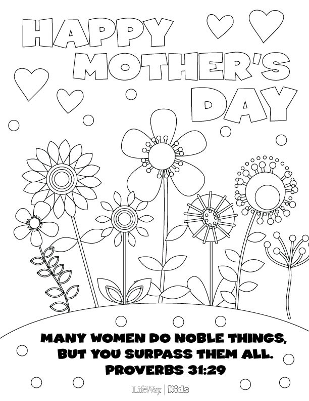 Mothers Day Coloring Sheets Printable
 Mother’s Day Coloring Pages