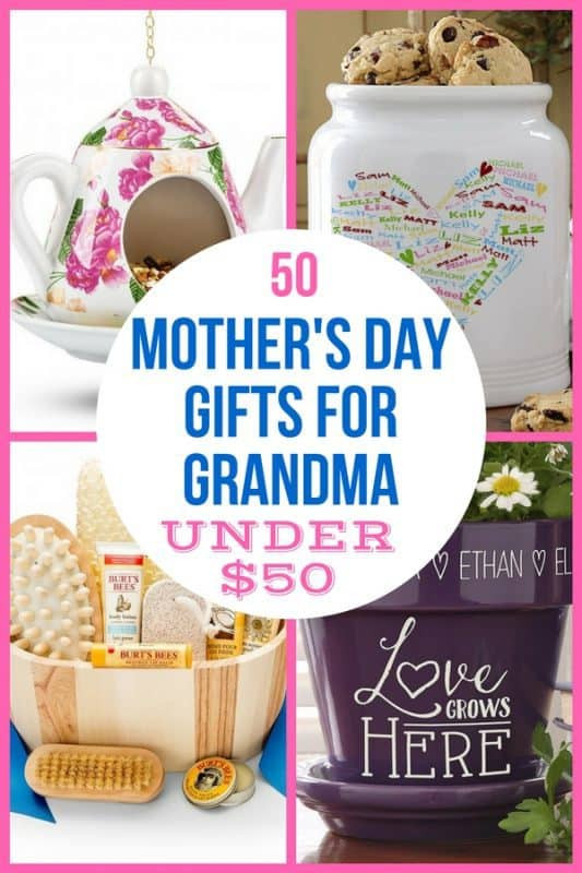 Mothers Day Gift Ideas For Grandma
 Mother s Day Gifts for Grandma Under $50