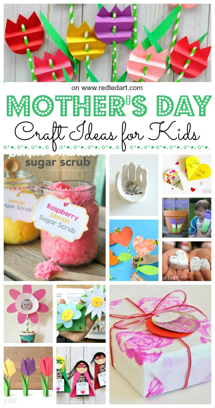 Mothers Day Kids Craft
 Easy Mother s Day Crafts for Kids to Make Red Ted Art