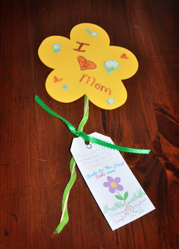 Mothers Day Kids Craft
 The Browy Blog Mother s Day Sunday School Craft