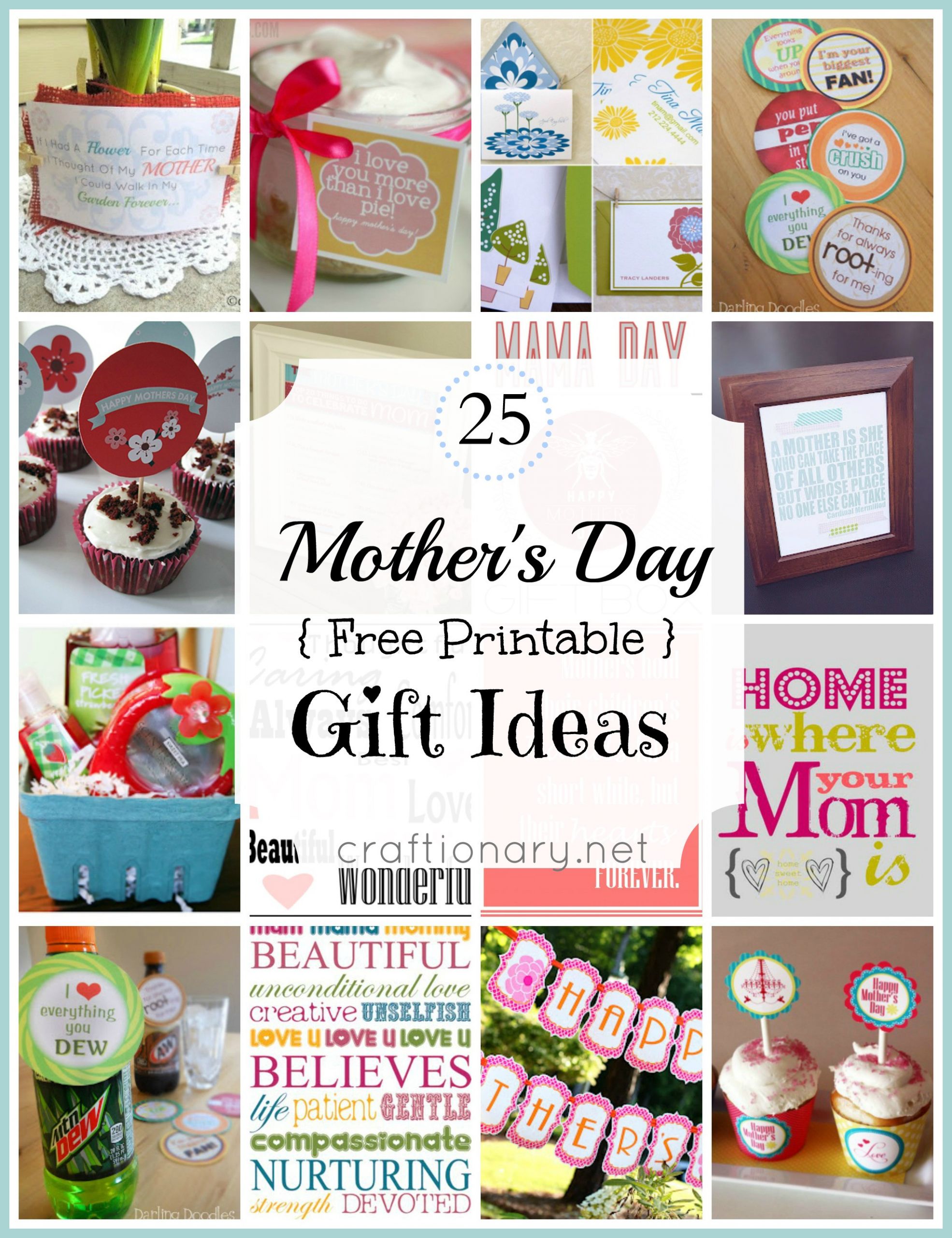 Mothersday Gift Ideas
 Craftionary