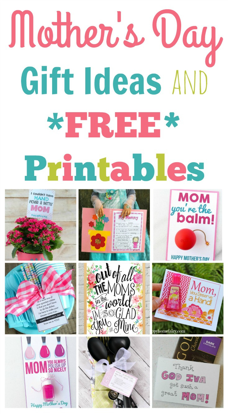 Mothersday Gift Ideas
 Quick and Easy Mother s Day Gift Ideas and Printables