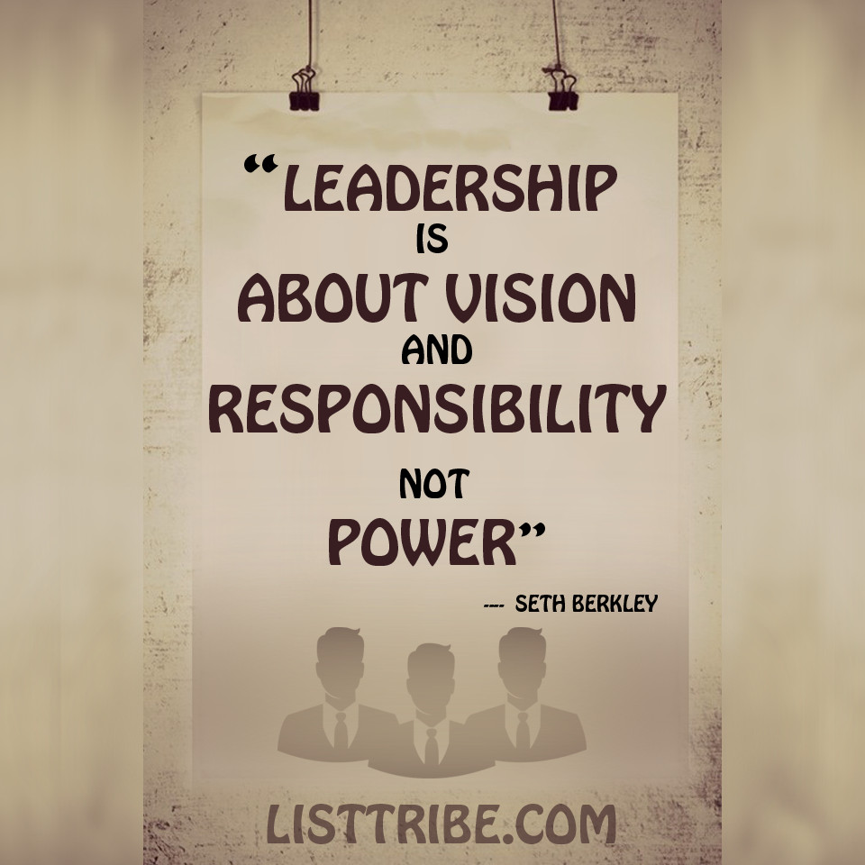 Motivational Leadership Quote
 50 Famous and Inspiring Leadership Quotes