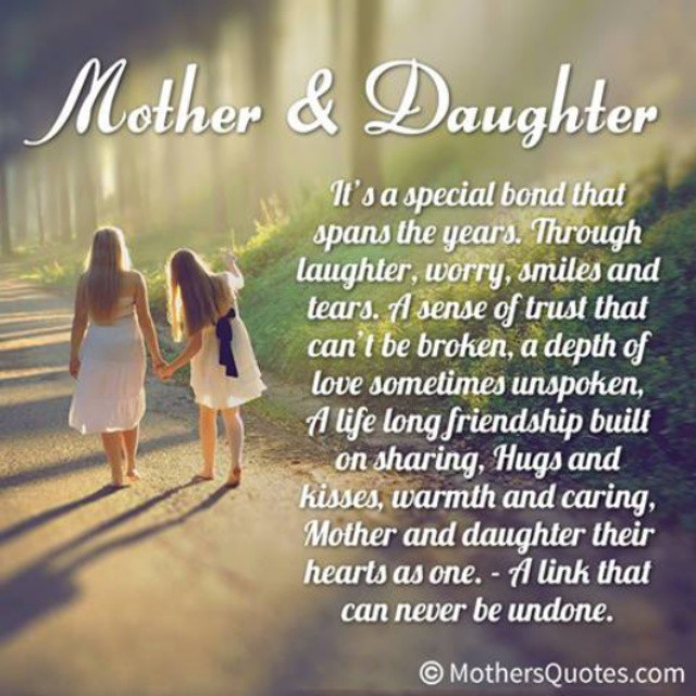 Motivational Quotes For Daughter
 Inspirational Mother Daughter Quotes QuotesGram