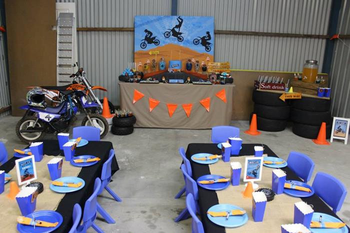 Motocross Birthday Party
 Kara s Party Ideas Dirt Bike Birthday Party Planning Ideas