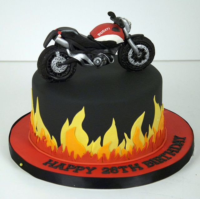 Motorcycle Birthday Cakes
 Motorbike Birthday Cakes