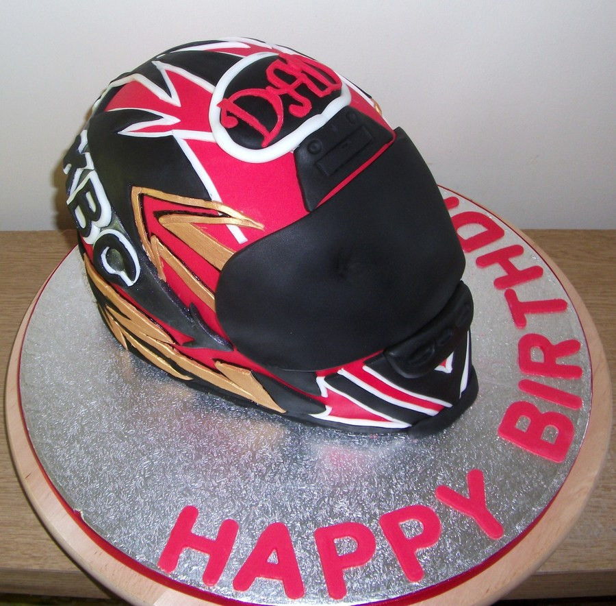 Motorcycle Birthday Cakes
 Motorcycle Helmet CakeCentral