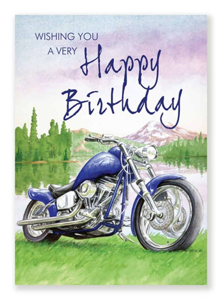 Motorcycle Birthday Cards
 Les 25 meilleures images du tableau Happy Birthday