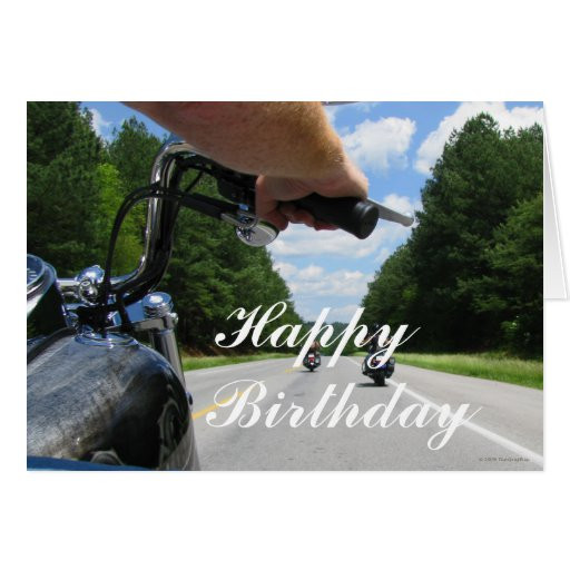 Motorcycle Birthday Cards
 Motorcycle Happy Birthday Quotes QuotesGram