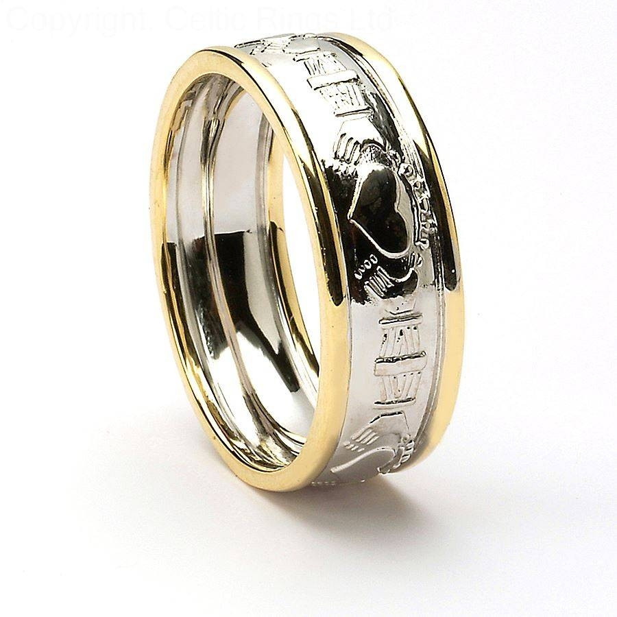 Mud Tire Wedding Rings
 15 Inspirations of Mens Claddagh Wedding Rings