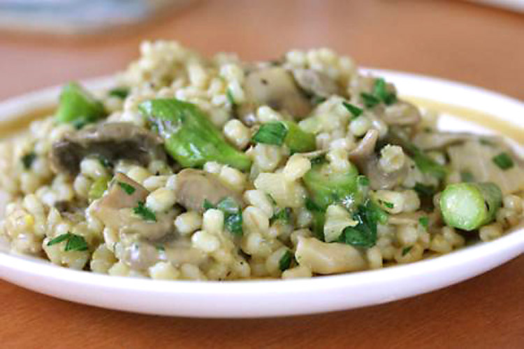 Mushroom Asparagus Risotto
 Barley risotto with asparagus and mushrooms recipe Salon