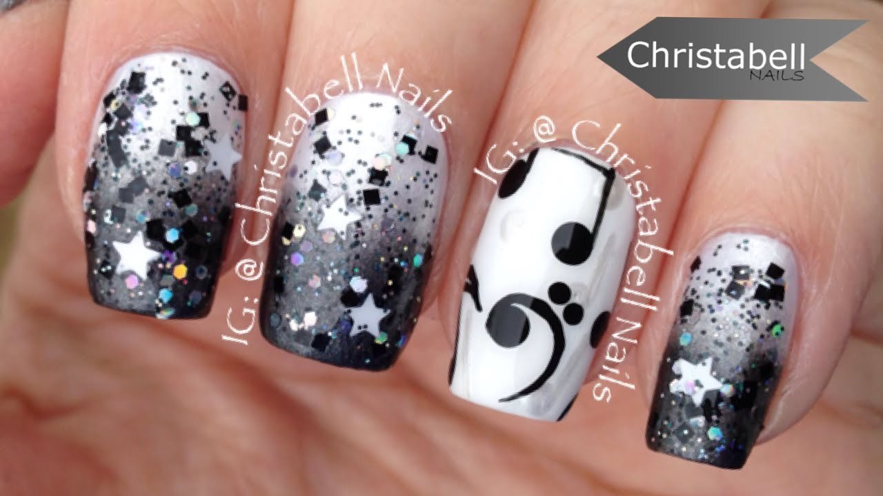 Music Note Nail Designs
 ChristabellNails Music Note Nail Art Tutorial
